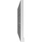 Ekena Millwork Vertical Surface Mount PVC Gable Vent: Functional, w/ 2"W x 2"P Brickmould Sill Frame, 42"W x 22"H GVPVE42X2203SF - alternate 5